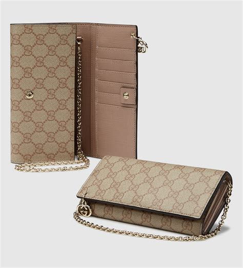 women's gucci clutch wallet|Gucci small wallet on chain.